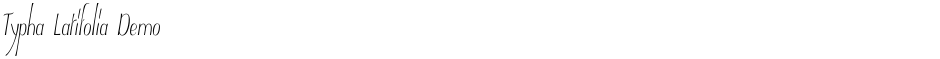 Typha Latifolia DemoDemo