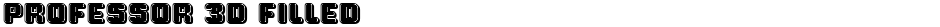 Professor 3D FilledDemo