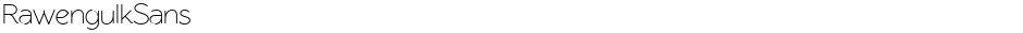 RawengulkSansDemo