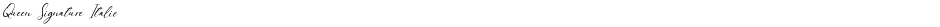Queen Signature ItalicDemo