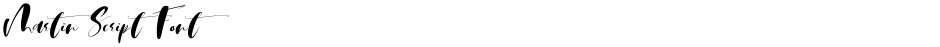 Martin Script FontDemo