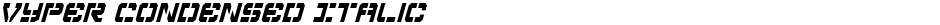 Vyper Condensed ItalicDemo