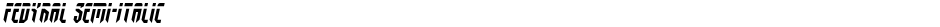 Fedyral Semi-ItalicDemo
