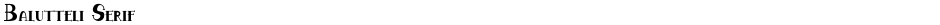 Balutteli SerifDemo