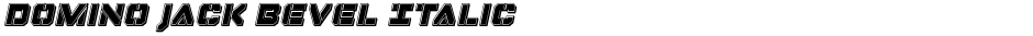 Domino Jack Bevel ItalicDemo