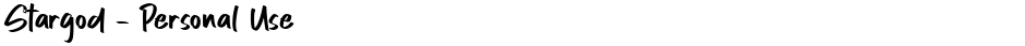 Stargod - Personal UseDemo