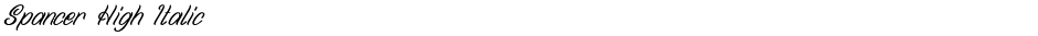 Spancer High ItalicDemo