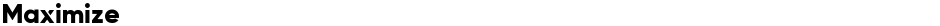 MaximizeDemo