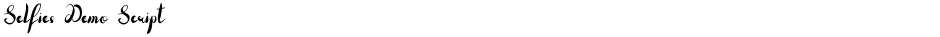 Selfies Demo ScriptDemo