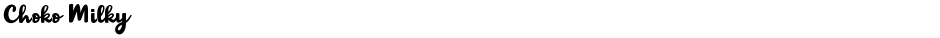 Choko MilkyDemo