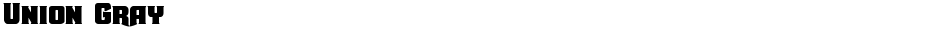 Union GrayDemo