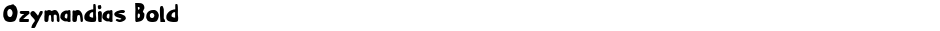 Ozymandias BoldDemo