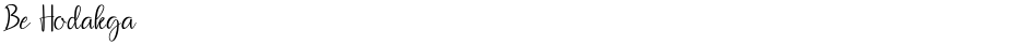 Be HodakgaDemo