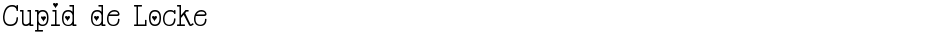 Cupid de LockeDemo