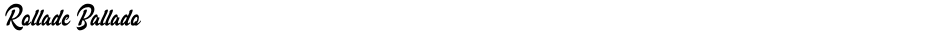 Rollade BalladoDemo