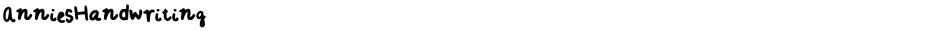 AnniesHandwritingDemo