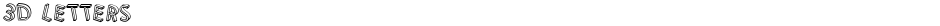 3D LettersDemo