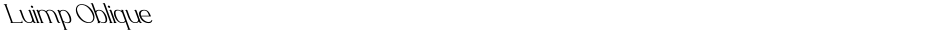 Luimp ObliqueDemo
