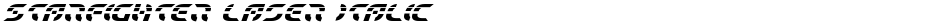 Starfighter Laser ItalicDemo