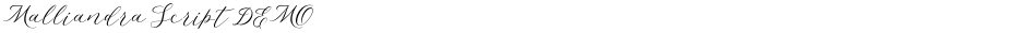 Malliandra Script DEMODemo