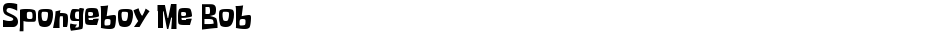 Spongeboy Me BobDemo