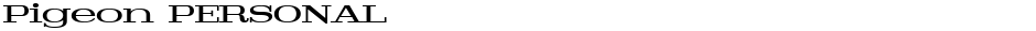 Pigeon PERSONALDemo
