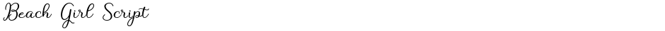 Beach Girl ScriptDemo