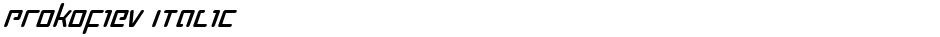 Prokofiev ItalicDemo