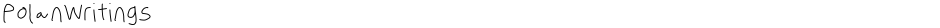 PolanWritingsDemo