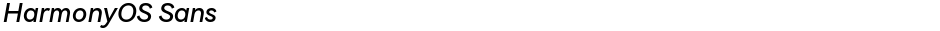 HarmonyOS SansDemo