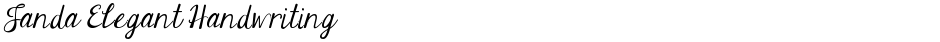 Janda Elegant HandwritingDemo