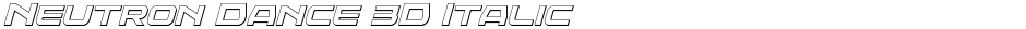 Neutron Dance 3D ItalicDemo