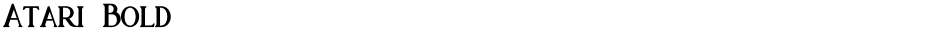Atari BoldDemo