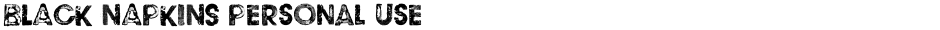 BLACK NAPKINS Personal UseDemo