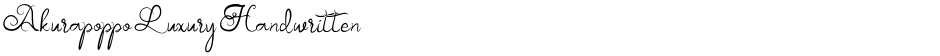 Akurapoppo Luxury HandwrittenDemo