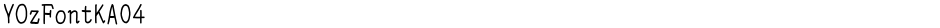 YOzFontKA04Demo