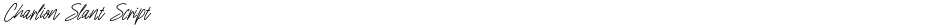 Charlion Slant ScriptDemo