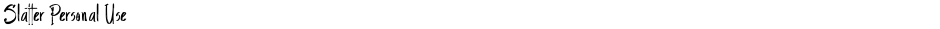 Slatter Personal UseDemo