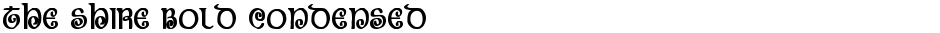 The Shire Bold CondensedDemo