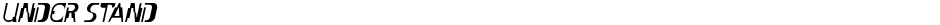 UNDER STANDDemo