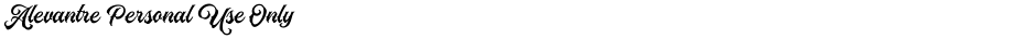 Alevantre Personal Use OnlyDemo