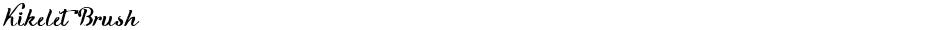 Kikelet BrushDemo