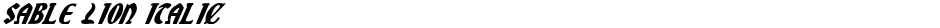 Sable Lion ItalicDemo