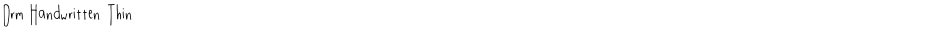 Drm Handwritten ThinDemo
