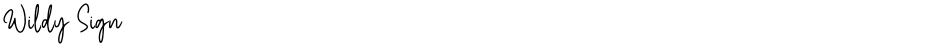 Wildy SignDemo