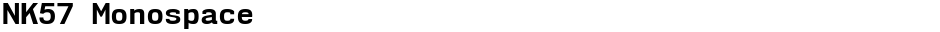 NK57 MonospaceDemo