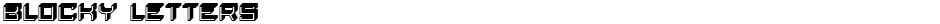 Blocky LettersDemo