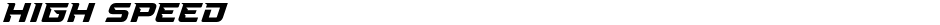High SpeedDemo