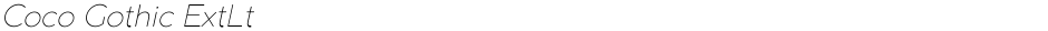 Coco Gothic ExtLtDemo