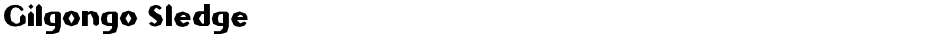 Gilgongo SledgeDemo